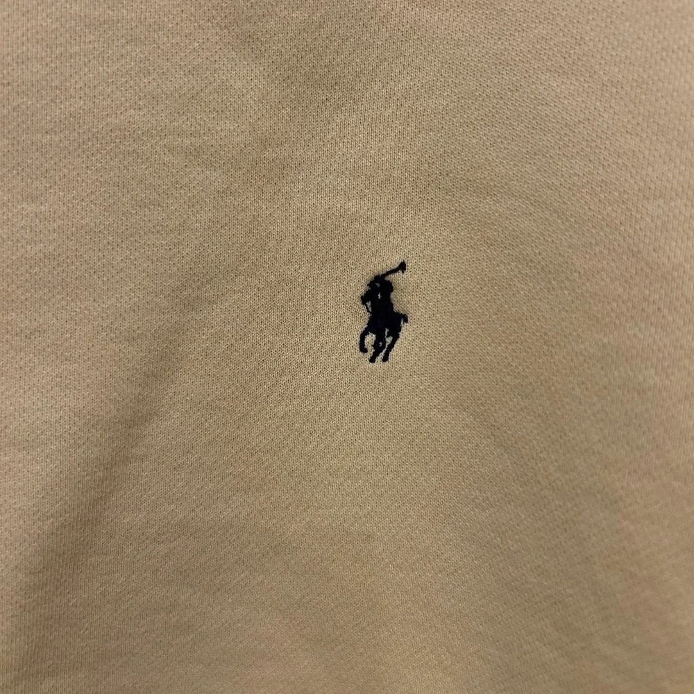 VTG Polo Ralph Lauren Sweatshirt Mens XL Yellow Crewneck 90s Made In USA Tag